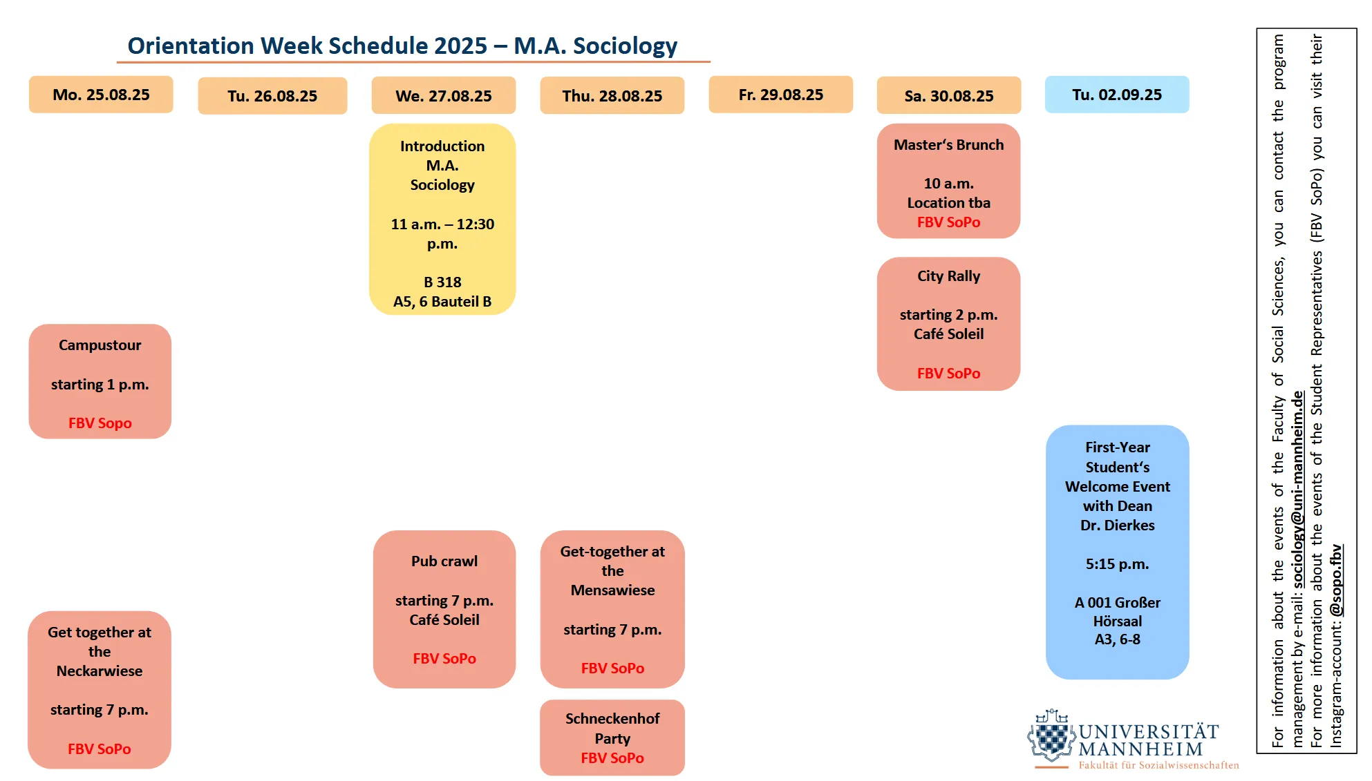 Zeitplan Master Sozi
